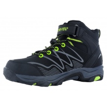 Hi-Tec Wanderschuhe Blackout Mid WP (waterproof/wasserdicht) schwarz/lime Kinder